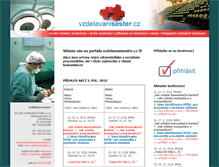 Tablet Screenshot of konference.vzdelavanisester.cz